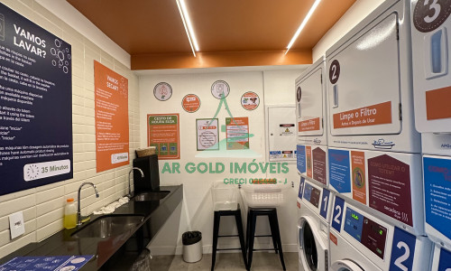 Studio | 24m² | Mobiliado | Vista livre | Lazer completo