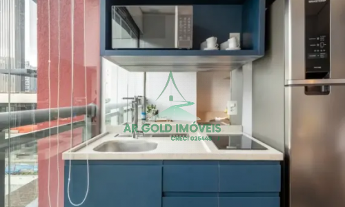 Studio para locação em Pinheiros | 30m² | Mobiliado | Novo | Lazer completo