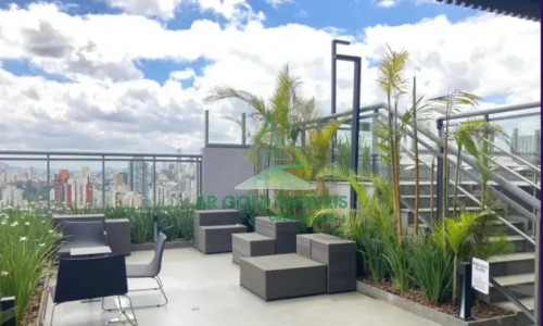 Studio para locação em Pinheiros | 30m² | Mobiliado | Novo | Lazer completo