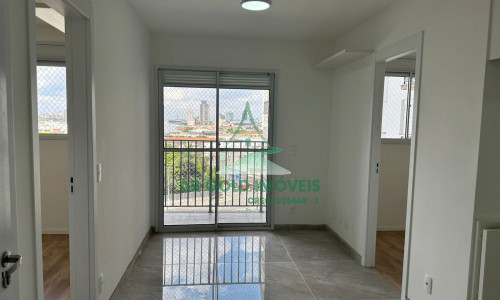 Apartamento para locação na Barra Funda | 38m² | 2 dormitórios | Varanda | Prédio novo