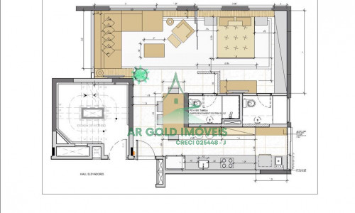 Apartamento mobiliado para locação na Vila Leopoldina | 1 suíte | 1 vaga | 69m² | Vista 270°
