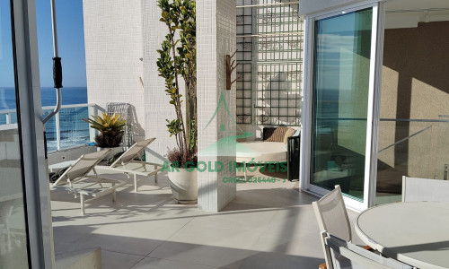 Cobertura à venda na Riviera | 5 suítes | Piscina privativa | Pé na areia