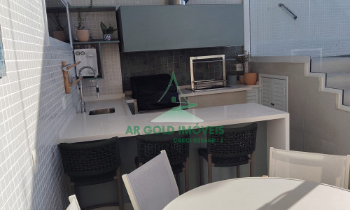 Cobertura à venda na Riviera | 5 suítes | Piscina privativa | Pé na areia