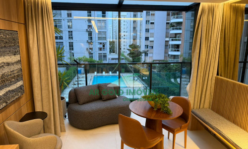 Apartamento boutique para locação no Itaim | 32m² | Alto padrão | Prédio novo