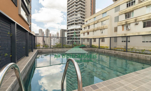Studio à venda em Pinheiros | 33m² | Mobiliado | Andar alto | Ideal para renda