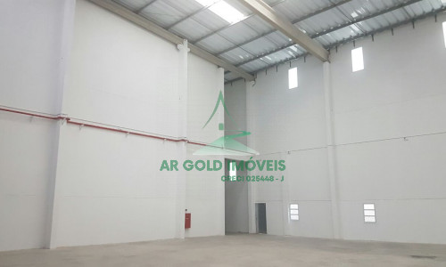 Galpão para locação em Vargem Grande Paulista | 1.000m² | Pé-direito 13,5m | Condomínio fechado