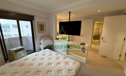 Apartamento para locação no Edifício Villa D’Este | 224m² | 2 suítes | 3 vagas | Mobiliado