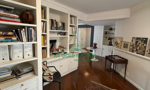 Apartamento para locação no Edifício Villa D’Este | 224m² | 2 suítes | 3 vagas | Mobiliado