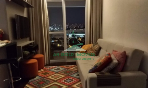 Apartamento mobiliado à venda na Barra Funda | 45m² | 1 dorm | 1 vaga | Varanda