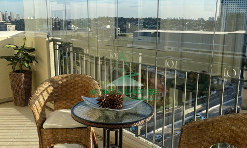 Apartamento mobiliado para locação em Pinheiros | 75m² | 2 dorms (1 suíte) | Churrasqueira | 2 vagas