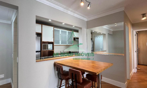 Apartamento mobiliado para locação em Pinheiros | 75m² | 2 dorms (1 suíte) | Churrasqueira | 2 vagas