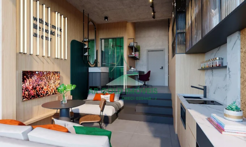 Studio à venda no Aimberê by You,inc | 23m² | pé-direito alto | moderno