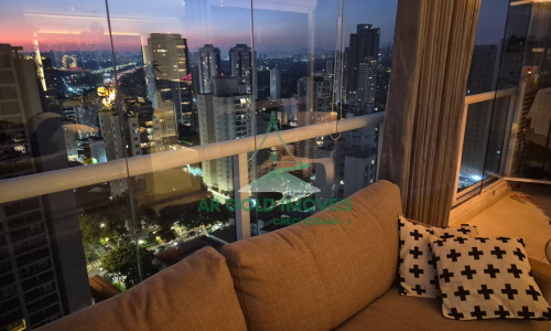 Apartamento alto padrão em Pinheiros | 84m² | vista cinematográfica | 2 vagas