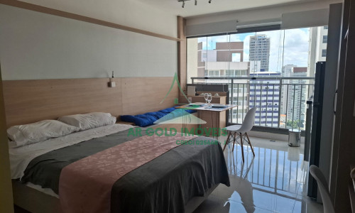 Studio para locação na Vila Madalena | 26m² | Mobiliado | Próximo ao metrô | 1ª locação