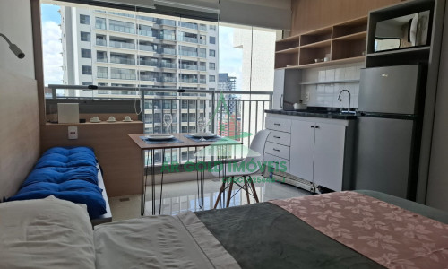 Studio para locação na Vila Madalena | 26m² | Mobiliado | Próximo ao metrô | 1ª locação