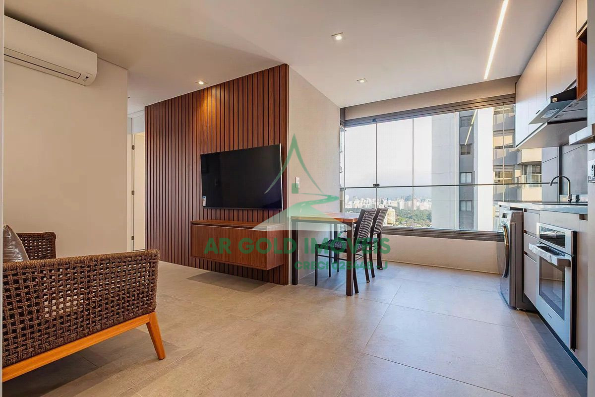 Apartamento para locação em Pinheiros | 46m² | 1 dormitório | 1 vaga | Mobiliado