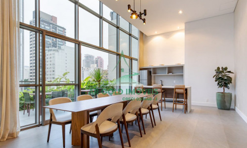 Apartamento para locação em Pinheiros | 46m² | 1 dormitório | 1 vaga | Mobiliado