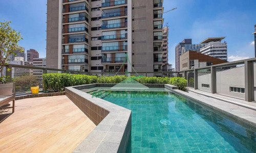 Apartamento para locação em Pinheiros | 46m² | 1 dormitório | 1 vaga | Mobiliado