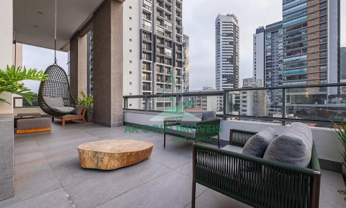 Apartamento para locação em Pinheiros | 46m² | 1 dormitório | 1 vaga | Mobiliado
