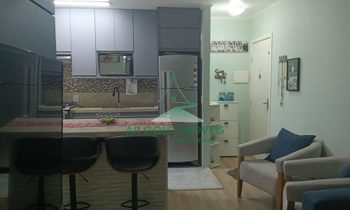 Apartamento à venda em Jandira | 47m² | 2 dormitórios | 1 vaga | Reformado