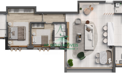 Apartamento à venda no Jardim América | 91m² | 2 suítes | 1 ou 2 vagas | Alto padrão