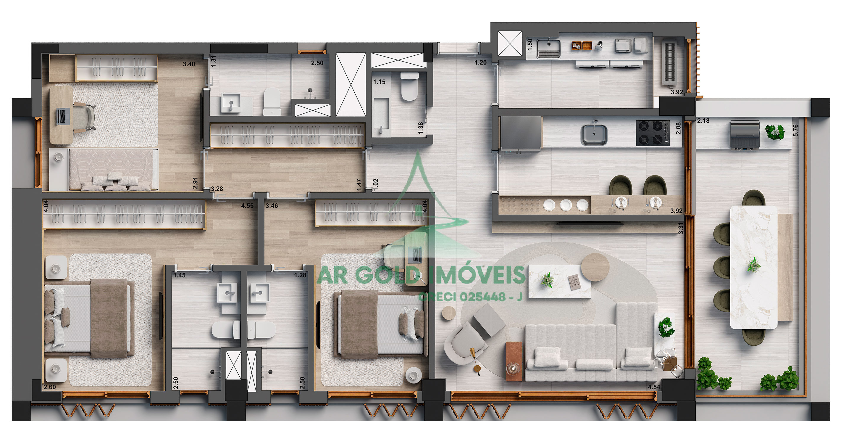 Apartamento à venda no Jardim América | 132m² | 3 suítes | 2 vagas | Alto padrão