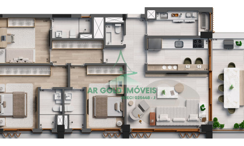 Apartamento à venda no Jardim América | 132m² | 3 suítes | 2 vagas | Alto padrão