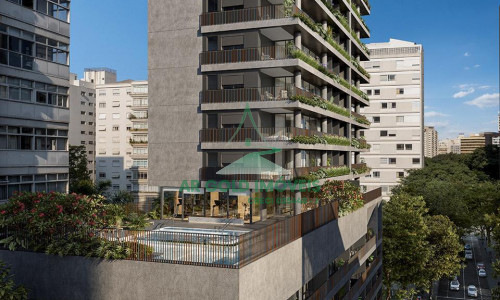 Studio à venda no Uapé Higienópolis | 25 a 27m² | Varanda | Alto padrão