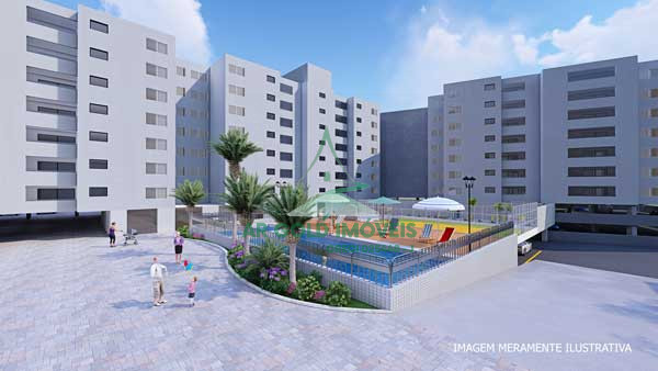 Apartamento à venda no Condomínio Bosque Jerimanduba | 40m² | 2 dormitórios | 1 vaga