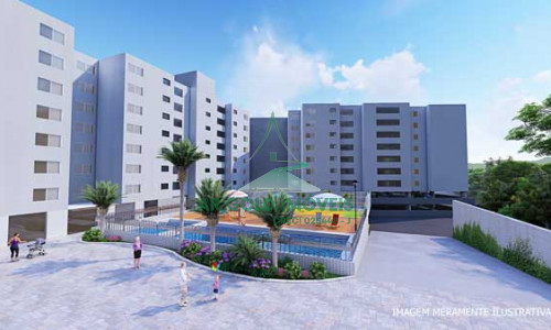 Apartamento à venda no Condomínio Bosque Jerimanduba | 40m² | 2 dormitórios | 1 vaga