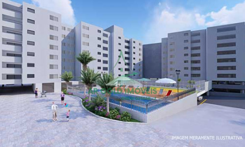 Apartamento à venda no Condomínio Bosque Jerimanduba | 40m² | 2 dormitórios | 1 vaga