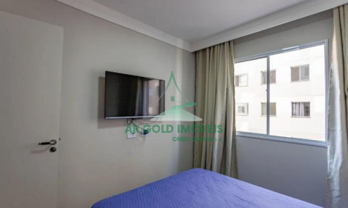 Apartamento à Venda no Condomínio Dez Celeste | 35m² | 2 Dorms | Mobiliado | Planejado