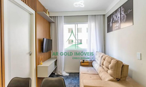 Apartamento à Venda no Condomínio Dez Celeste | 35m² | 2 Dorms | Mobiliado | Planejado