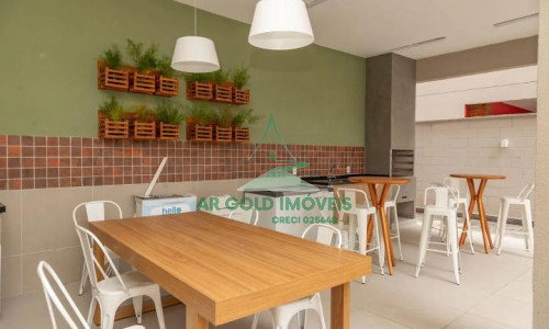 Apartamento à Venda no Condomínio Dez Celeste | 35m² | 2 Dorms | Mobiliado | Planejado
