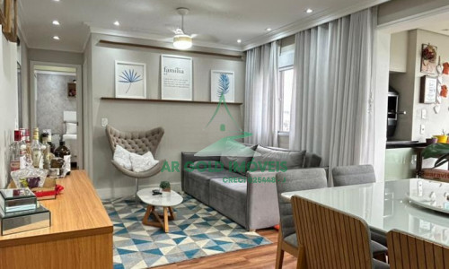 Apartamento à Venda em Santo André | 70m² | 2 Dorms | Varanda Gourmet | 1 Vaga | Condomínio Clube