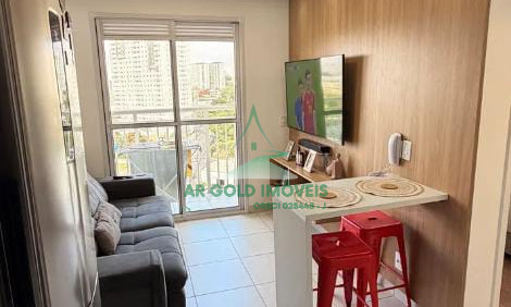 Apartamento à Venda no Socorro | 35m² | 2 Quartos | Varanda | Porteira Fechada | Andar Alto