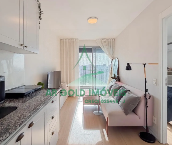 Apartamento à Venda no Modo Ipiranga | 36m² | 1 Dorm | Varanda | Planejados | Ar-Condicionado