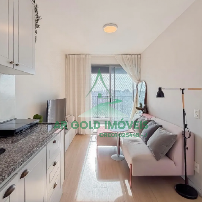 Apartamento à Venda no Modo Ipiranga | 36m² | 1 Dorm | Varanda | Planejados | Ar-Condicionado