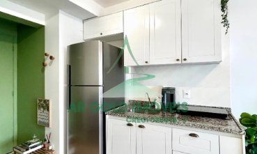 Apartamento à Venda no Modo Ipiranga | 36m² | 1 Dorm | Varanda | Planejados | Ar-Condicionado