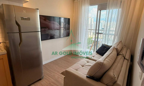 Apartamento à Venda no Reserva Barra Funda | 27m² | 1 Suíte | Mobiliado | Varanda