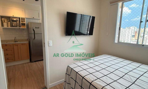 Apartamento à Venda no Reserva Barra Funda | 27m² | 1 Suíte | Mobiliado | Varanda