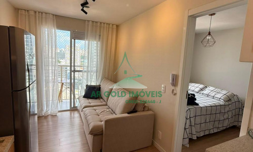 Apartamento à Venda no Reserva Barra Funda | 27m² | 1 Suíte | Mobiliado | Varanda