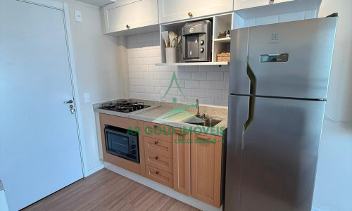 Apartamento à Venda no Reserva Barra Funda | 27m² | 1 Suíte | Mobiliado | Varanda
