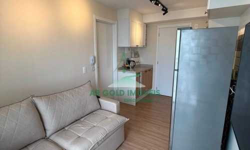 Apartamento à Venda no Reserva Barra Funda | 27m² | 1 Suíte | Mobiliado | Varanda