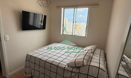 Apartamento à Venda no Reserva Barra Funda | 27m² | 1 Suíte | Mobiliado | Varanda