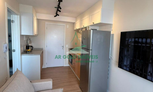Apartamento à Venda no Reserva Barra Funda | 27m² | 1 Suíte | Mobiliado | Varanda