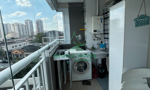 Apartamento à Venda na Barra Funda | 57m² | 2 Dorms | 1 Suíte | Varanda Envidraçada