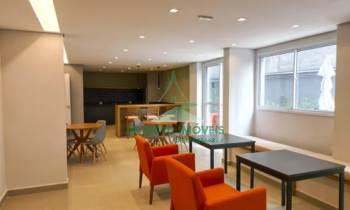 Apartamento para Alugar em Santa Cecília | 25m² | 1 Suíte | 250m do Metrô | Lazer Completo