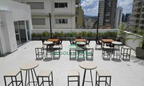 Apartamento para Alugar em Santa Cecília | 25m² | 1 Suíte | 250m do Metrô | Lazer Completo