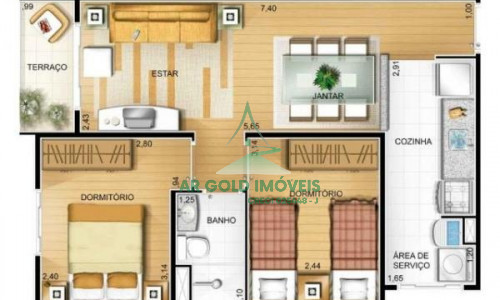Apartamento à Venda na Vila Conceição | 55m | 2 Dorms | 1 Vaga | Terraço | Lazer Completo | Kimiti